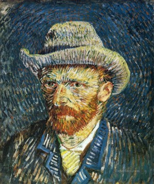 Self Portrait with Felt Hat Vincent van Gogh Oil Paintings